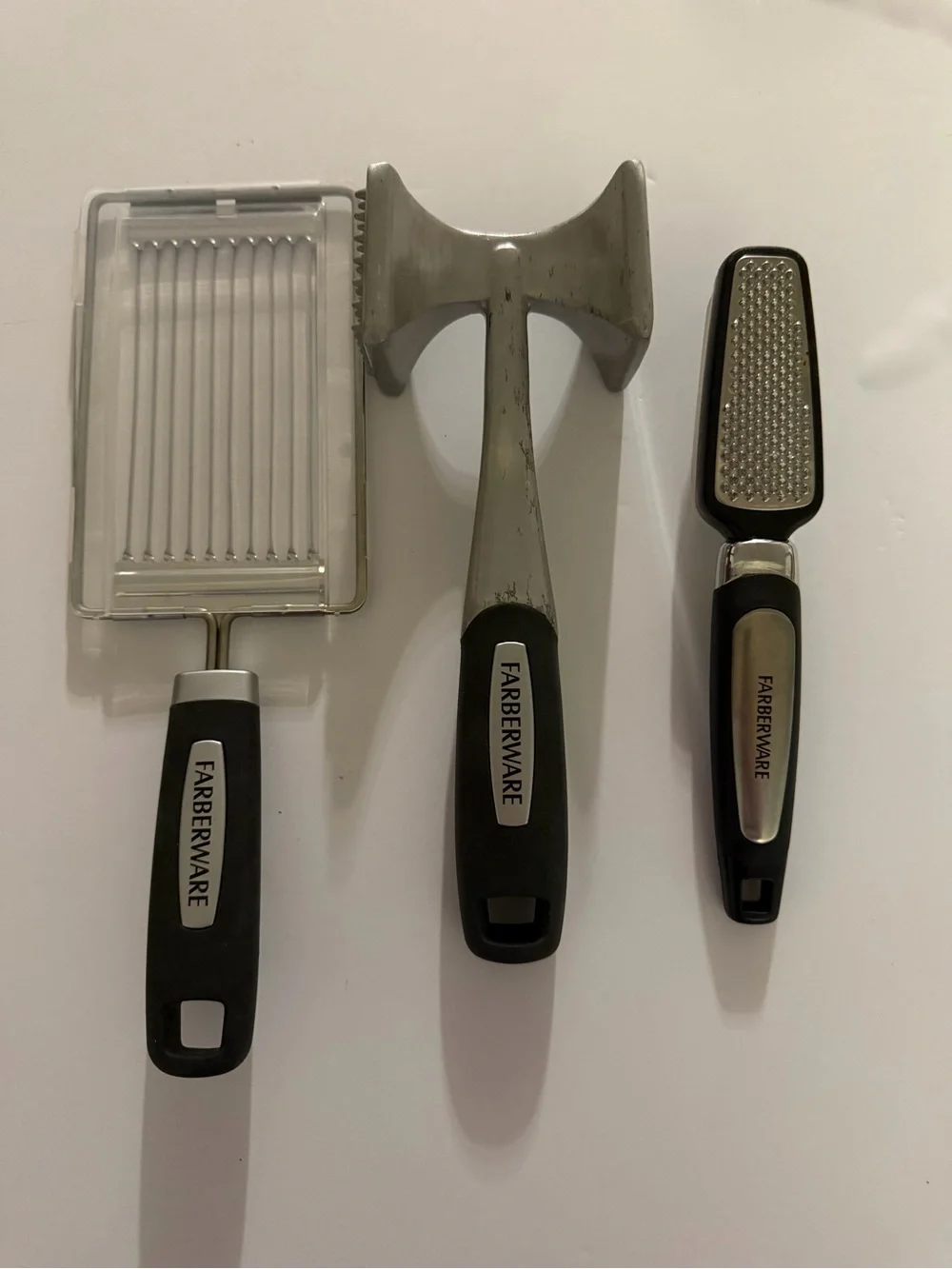 Farberware Kitchen Tool Trio in Black and Silver